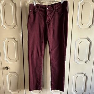 NYDJ Jeans Women’s Burgundy/Wine leggings with Lift Tuck Technology